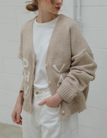 エイブウールニットカーディガン