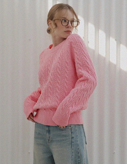 ポイミング ウール ラウンド ニット