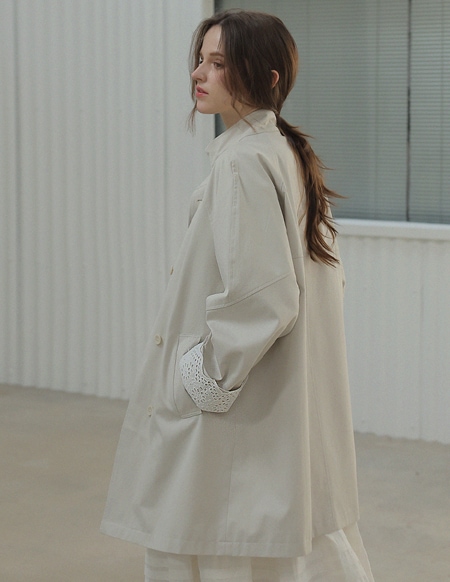 🌈[RR]ルネレースカフスハーフジャケット_クリーム