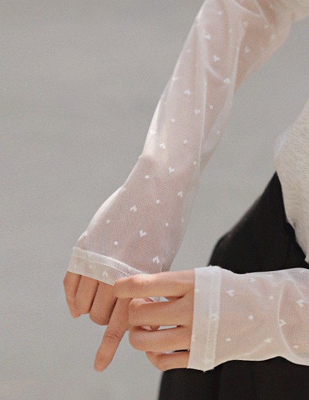 【RR】ナツ レーススリーブ Tシャツ