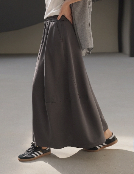 【RR】リオール スリット ミニマル バンディングスカート