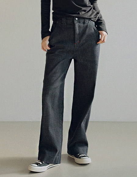 [RR]663 バックバンドパンツ_ノンフェード