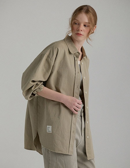 🌈[RR]ボキ ピグメント ラベリング シャツ