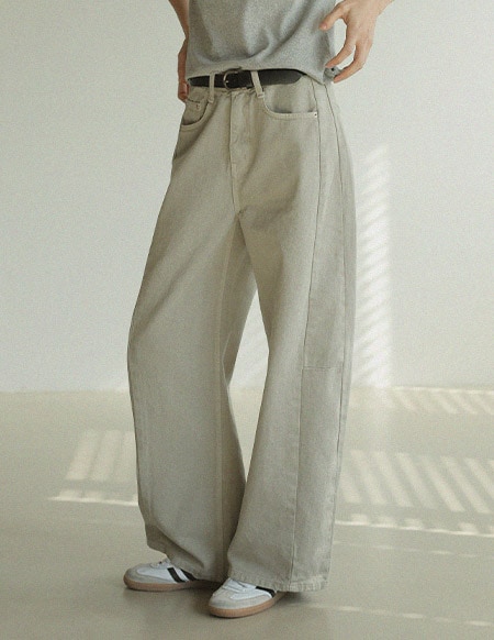 [RR]576 ピグメント ダート 切り込みパンツ