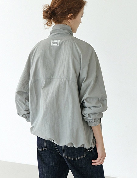 🌈[RR]ブリーズ 切込み ウィンド ジャンパー_セージグレー