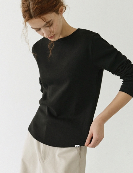 [RR]ミニマル ラウンディング Tシャツ