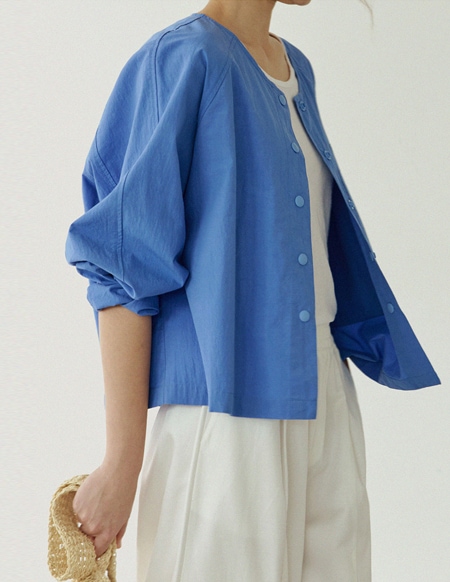 [RR]CT702 スナップシャツジャケット_blue