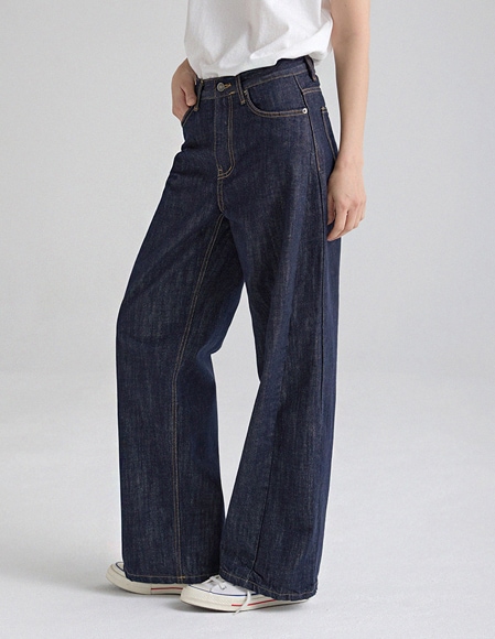 [RR]102-W 斜めカットパンツ_ノンフェード