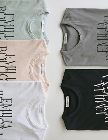 [RR]エミリア・タイポ 半袖トップス