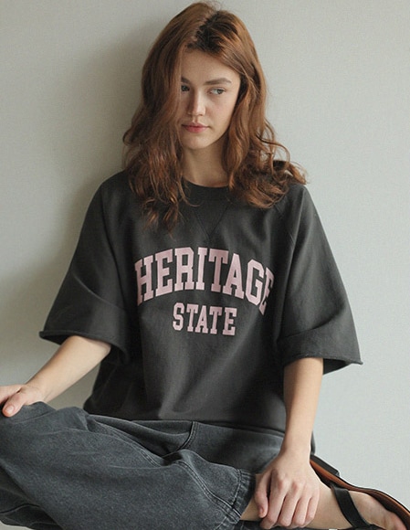 [RR]ヘリテージ 5部カットTシャツ