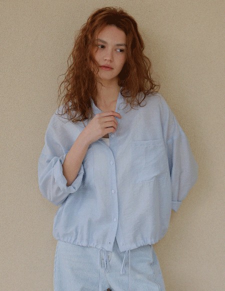 [RR]シースルー・ストリングブラウス