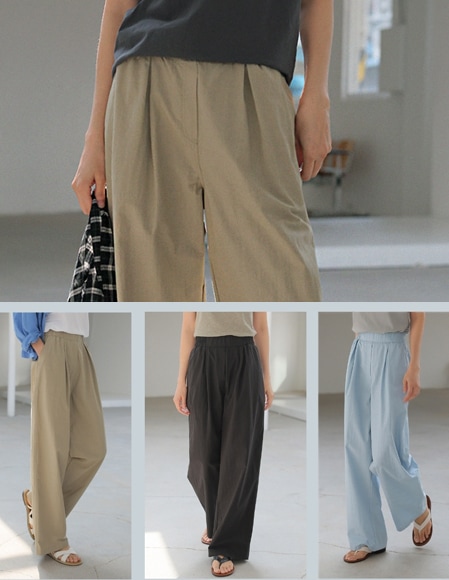 [RR]CT704 バックバンド付きパンツ