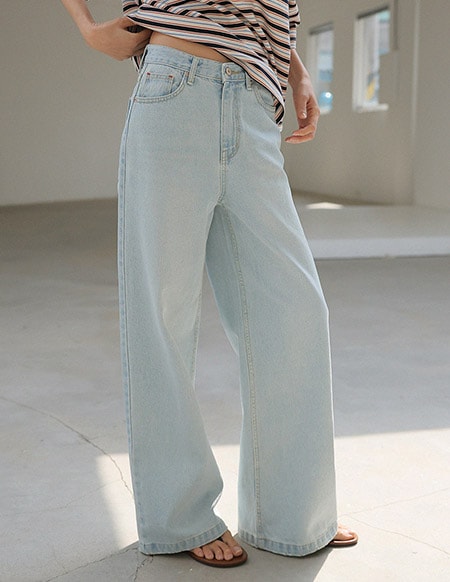 [RR]103-W ワイドパンツ_アイスブルー