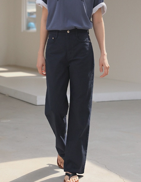 [RR]544 コットンセミワイドパンツ