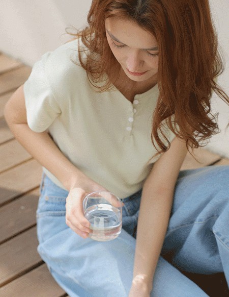 [RR] ビオ 前立て モダール キャップスリーブトップ