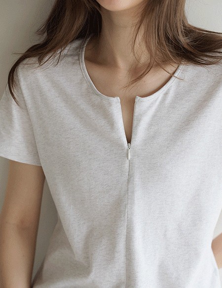 [RR] フリング モダールスパン ジップ 半袖トップ