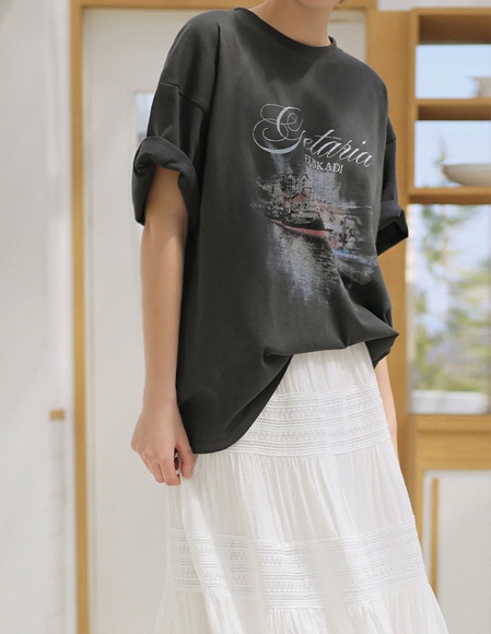 ティア ヴィンテージ ルーズフィット 半袖Tシャツ