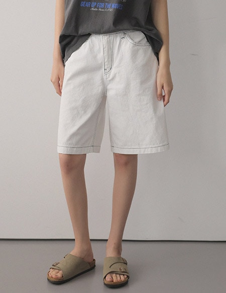 モディス ステッチ バンディングショーツ