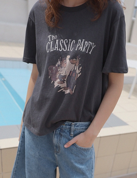 幼児用レトログラフィックの半袖トップス