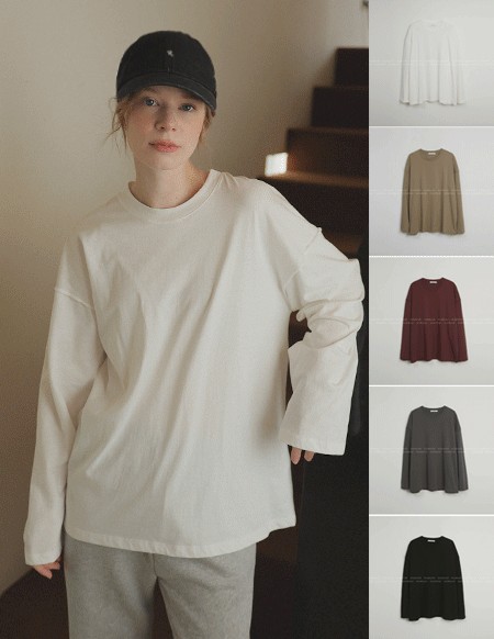 [RR]ベーシック ルーズフィット チェーンTシャツ