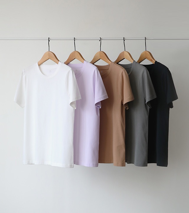 [RR]ジェイモーダルラウンド半袖トップス