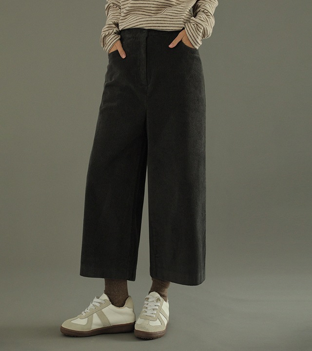 [RR]モカコーデュロイ羊毛キュロットパンツ