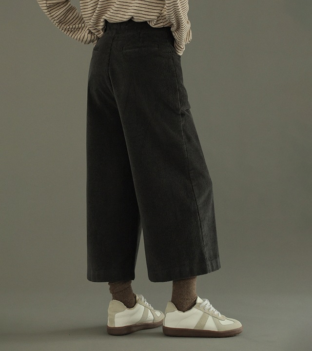 [RR]モカコーデュロイ羊毛キュロットパンツ