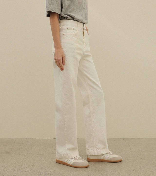 🌈[RR]586 セミワイドスパンデックスパンツ