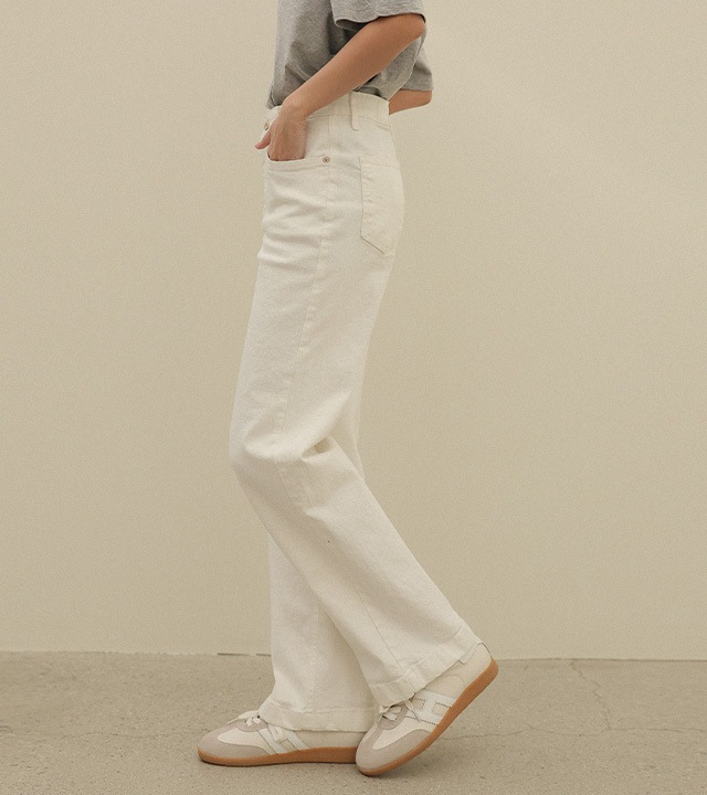 🌈[RR]586 セミワイドスパンデックスパンツ