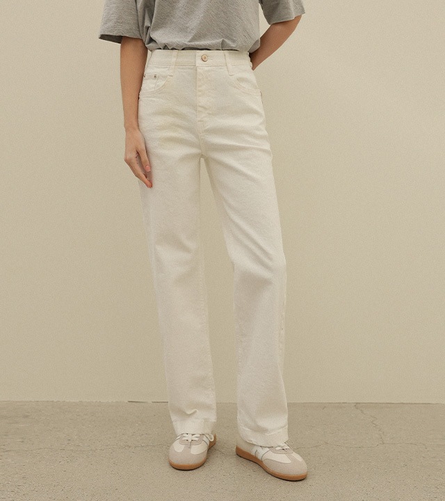 🌈[RR]586 セミワイドスパンデックスパンツ