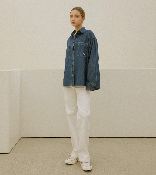 🌈[RR]586 セミワイドスパンデックスパンツ