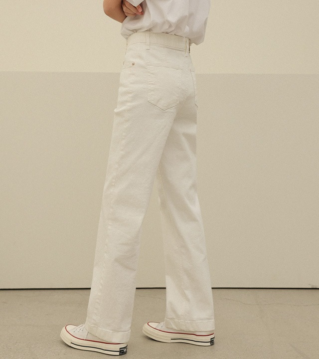 🌈[RR]586 セミワイドスパンデックスパンツ