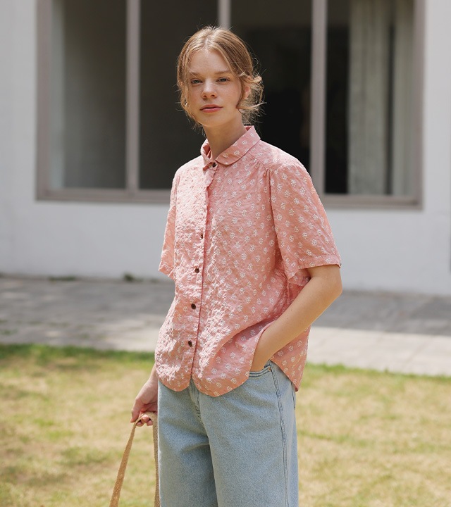 🌈[RR]ローイングラウンディングCRブラウス