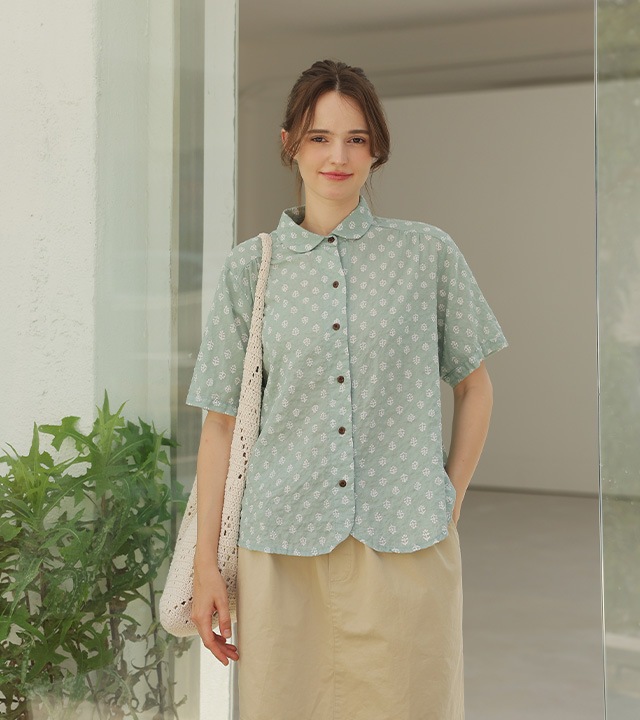 🌈[RR]ローイングラウンディングCRブラウス