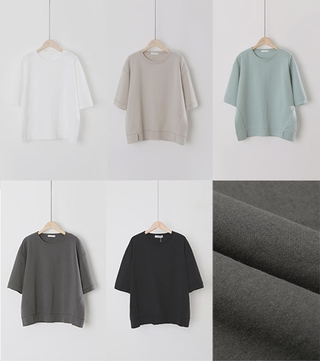 [RR]サニーパッチダブルサイドペーパー5分袖マンツーマン