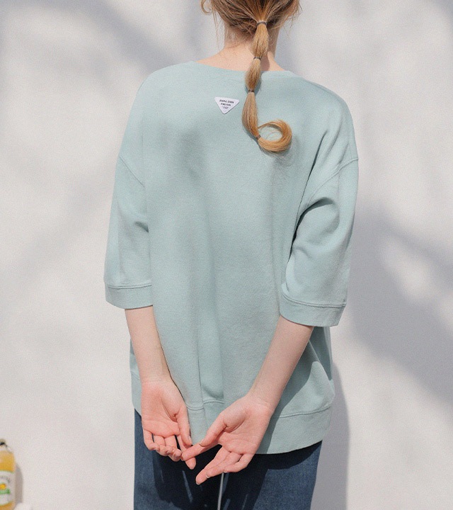 [RR]サニーパッチダブルサイドペーパー5分袖マンツーマン