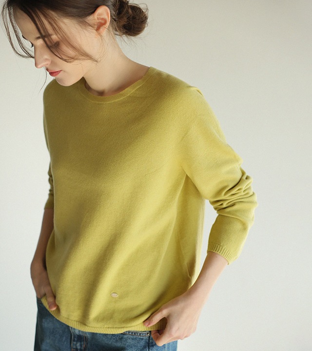 🌈[RR]メル・ホールガーメントコイン長袖ニット