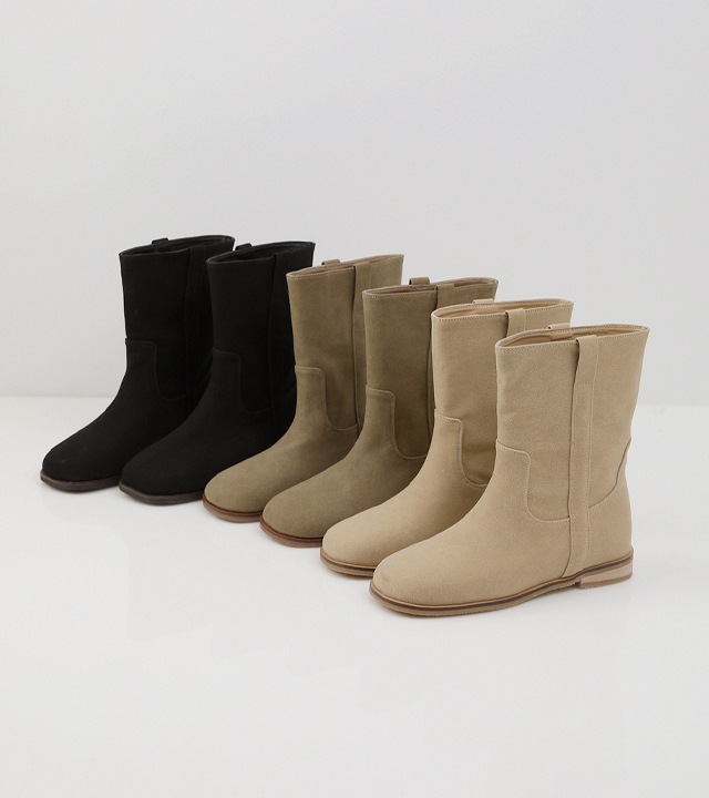 エリー スエード ミドルブーツ