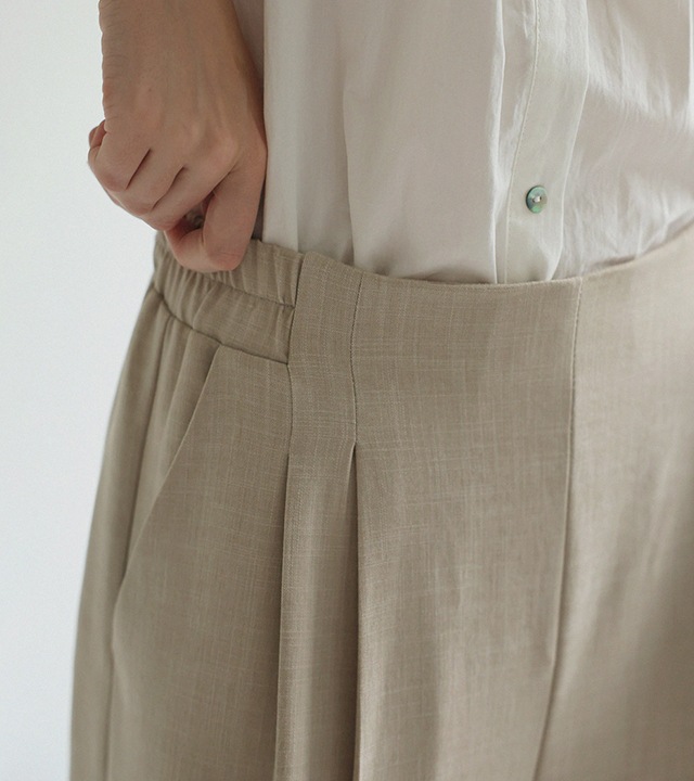 [RR]マンツレーヨンスパン4分丈ショーツ