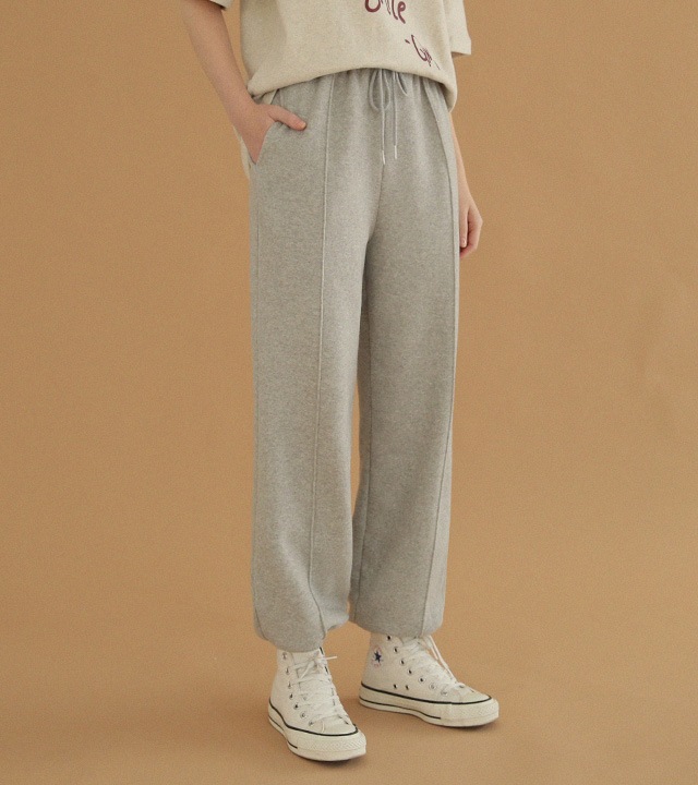 RR]グラムウォッシュド羊毛ジョガーパンツ