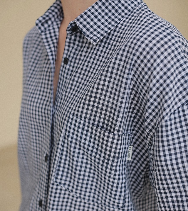 🌈[RR]ロハンウォッシュドチェック半袖シャツ