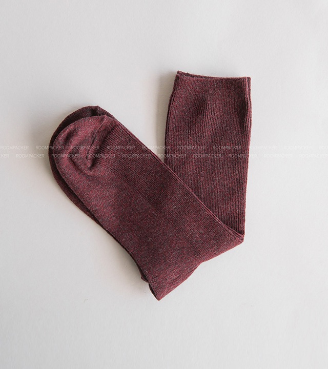 デッドベーシックコットンカラーソックス