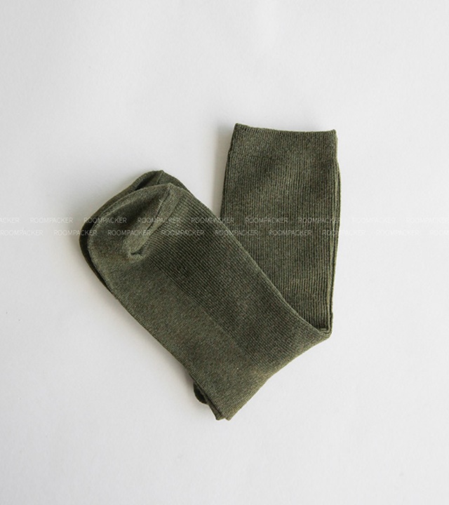 デッドベーシックコットンカラーソックス