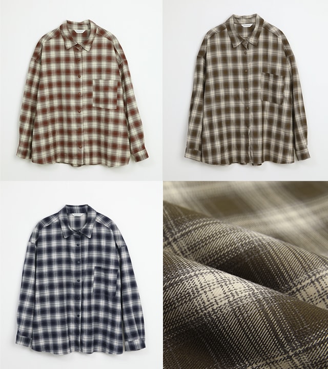 [RR]イアンピッチチェックシャツ