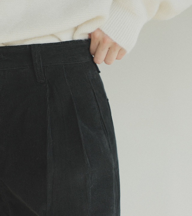 [RR]566コーデュロイワイド起毛パンツ