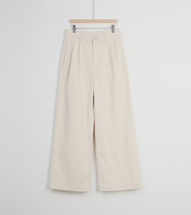 [RR]566コーデュロイワイド起毛パンツ