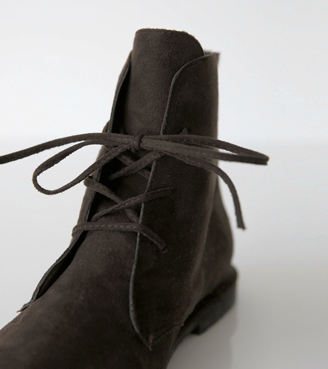 モノスエードアンクルブーツ