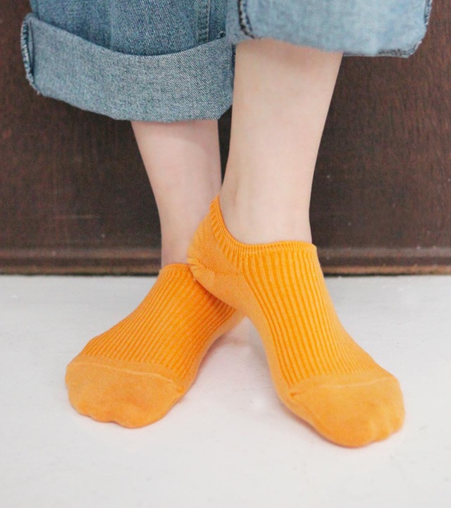 カラーベーシックフェイクソックス