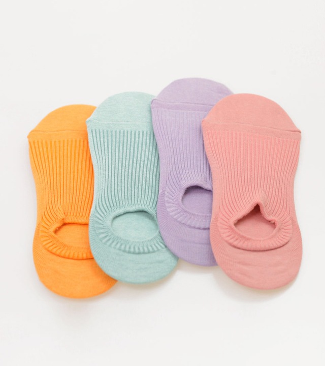 カラーベーシックフェイクソックス