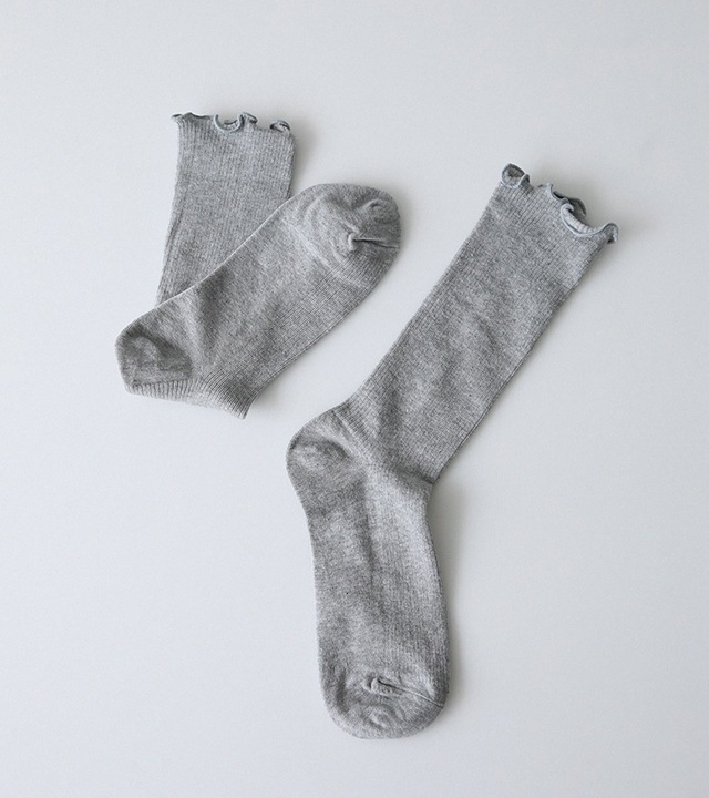 マルールリブフリルソックス